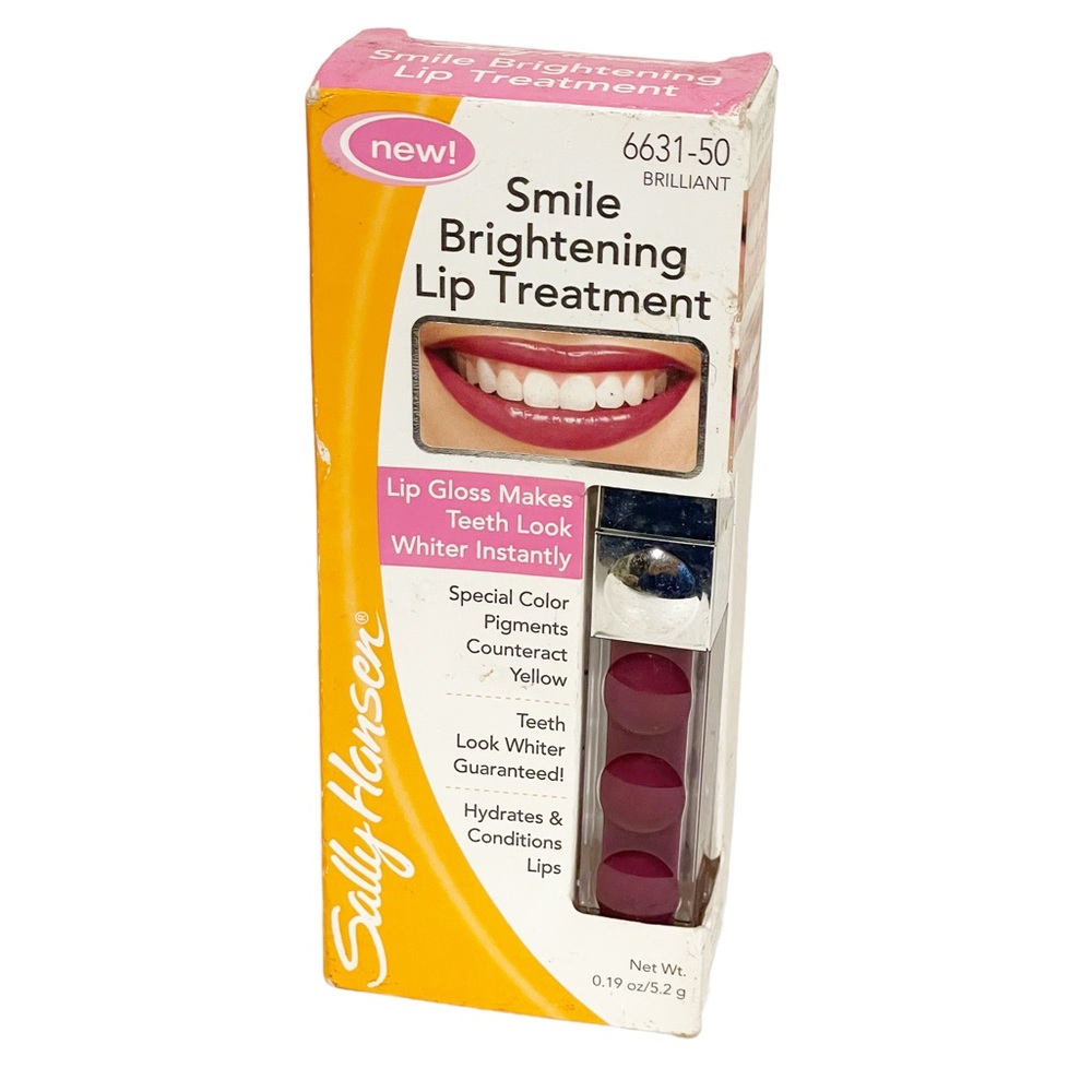 SALLY HANSEN Smile Brightening Lip Treatment‎ Gloss Brilliant NEW Makeup